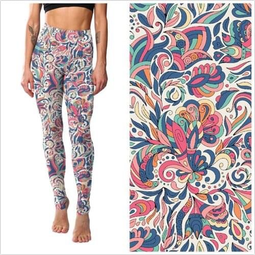 High Waist Yoga Pants Printed Fitness Exercise Leggings