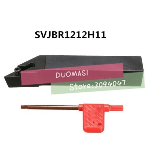SVJBR1212H11 12*12*100MM Metal Lathe Cutting Tools Lathe Machine CNC Turning Tools External Turning Tool Holder S-Type SVJBR/L