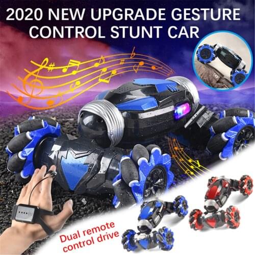 Remote Control Stunt Car Gesture Induction Off-Road Vehicle Light Music Drift rc toys car 18 years old collection rc car