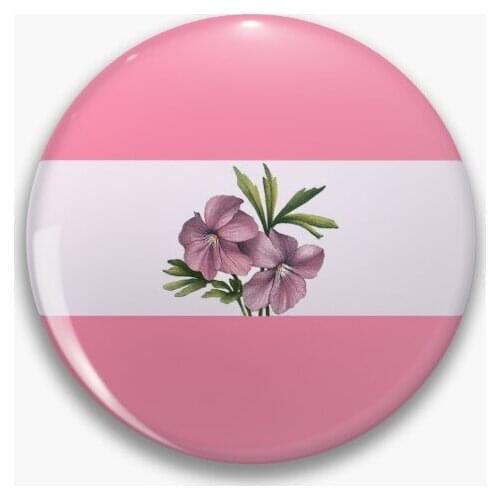 Sapphic Pride Soft Button Pin Cute Jewelry Women Hat Decor Clothes Creative Fashion Cartoon Brooch Metal Funny Collar Badge