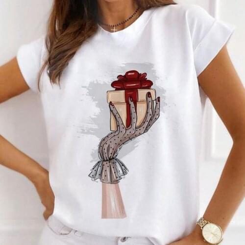 35 Urban Women Printed Round Neck Short Sleeve T-shirt Women 2021 Summer Loose Ladies Oversized T-shirt Blouse Top