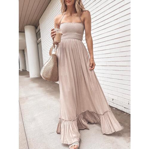 Ladies Sexy Hollow Out V Neck Mid Dress Women Elegant Solid Backless Ribbed Party Dress Streetwear Fashion Female Bodycon Dress