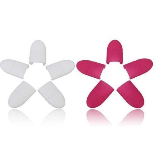 100 sets New Arrival 5pcs Nail Art Gel Polish Remover Cap Silicone Soak Off Cap Clip Gel Remover Cap Manicure Cleaning Tools