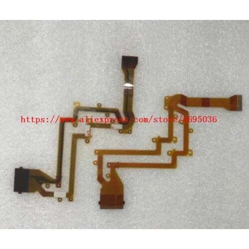 2PCS/NEW LCD hinge rotate shaft Flex Cable for Pansonic HC-V100 HC-V110 HC-V130 HC-V210 V100 V110 V130 V210 Video Camera