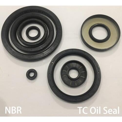 8*23*7 8x23x7 8*24*7 8x24x7 8*25*7/8 8x25x7/8 Nitrile Rubber NBR Double Lip Spring Ring TC Gasket Radial Shaft Skeleton Oil Seal