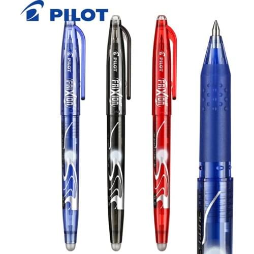 8pcs/batch Brand Pilot Friction Pen LFB-20EF Cap Hot-erasable Red Crystal Blue Black Pen 0.5mm