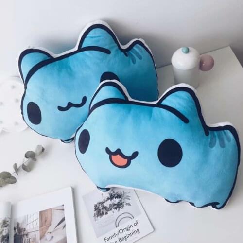 Anime Stuffed pillow Bugcat Capoo Cosplay Blue Cat Cute plush Toys Home decoration cushion