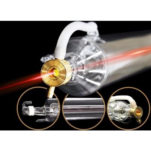 CO2 Laser Tube 40W 700mm Glass Laser Lamp For CO2 Laser Engraving Machine Pipe Carving Cutting Marking Spare Parts