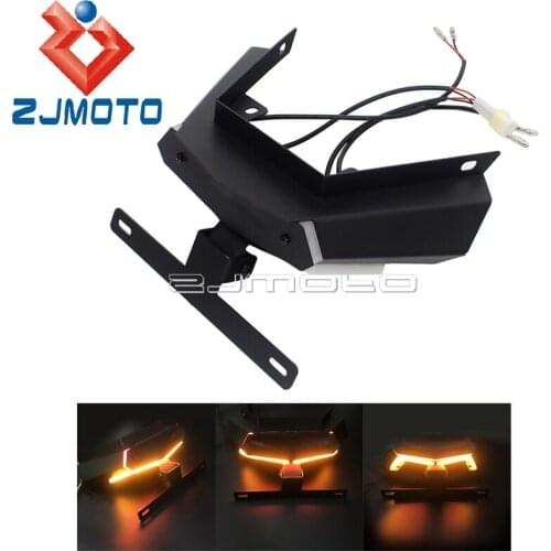 For Benelli Leoncino 500 BJ500 Motorcycle CNC LED Fender Eliminator W/ License Plate Lights Turn Brake Warning Signal Light