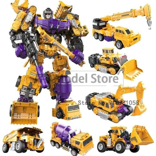 Jinjiang JJ Transformation Anime Action Figure Devastator Figma Movie 18-23CM Model Deformation KO JINBAO 8008 Car Robot Toys