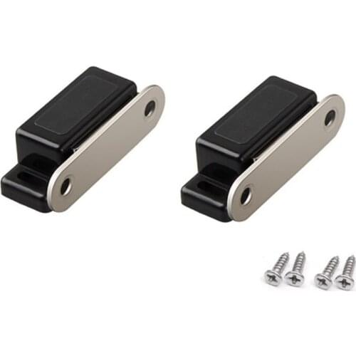 50pcs/lot Furniture Hardware Plastic Small Magnetic Door Catches Kitchen Cupboard Wardrobe Cabinet Catch