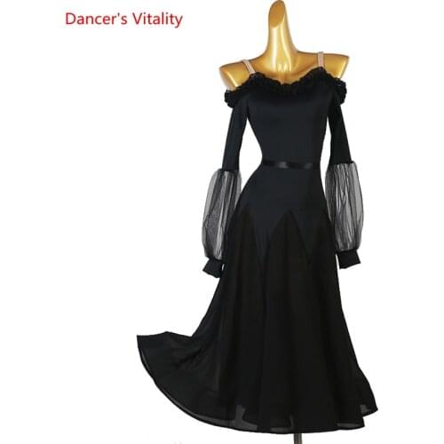 Ballroom Dance Competition Dresses for Women Modern Clothing Dress High-End Custom Adult Child Waltz Dance Costumes Outfit