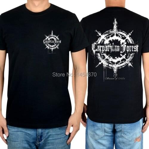 7 kinds Norway Carpathian forest Rock Band shirt fitness mma Hardrock heavy black Metal Cotton thrash Teenage