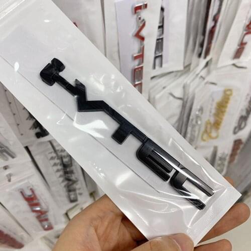 Car Styling Sticker 3D VTEC i-VTEC Metal Chrome Zinc Alloy Emblem Car Body rear front side Badge Sticker for Honda Civic Accord