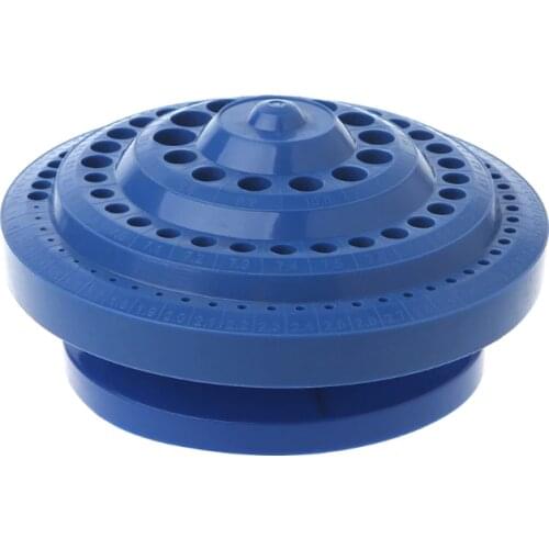 Drill Bit Storage Case Stand Round Shape Hard Plastic Organizer 100Pcs Hole Tool #Sep.08