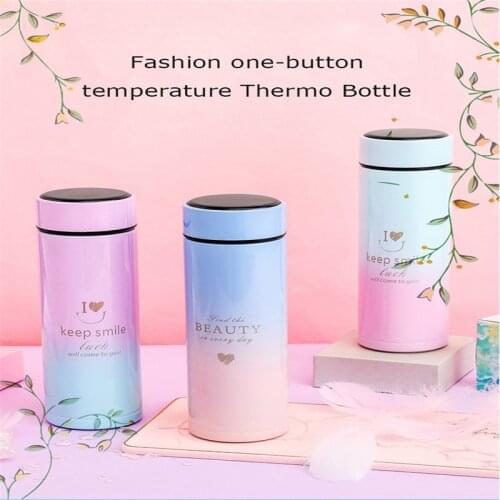 500ML Smart Thermos Water Stainless Steel Coffee Thermal Mugs Intelligent Insulation Cups