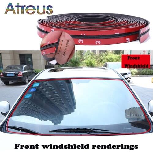 Car Window Edge Windshield Roof Seal Strips Dustproof Sticker For Volkswagen Polo VW Golf 4 5 6 7 T5 Touran Passat b5 b6 b7 b8