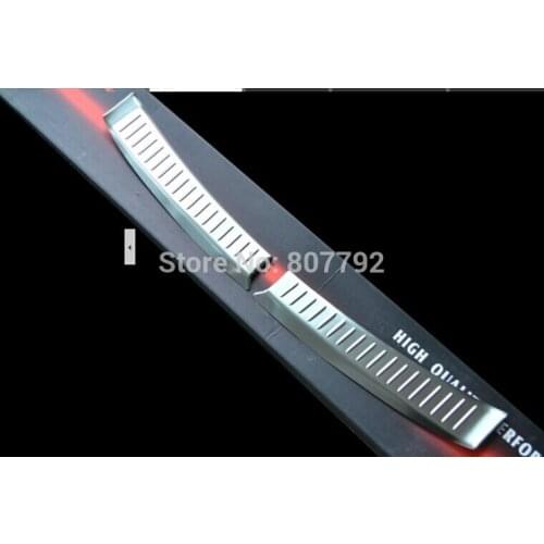 Rear protecting Bumper plate molding lid inside Rear protecting Bumper plate for mazda cx5 cx-5 2012 2013 2014 set stainless