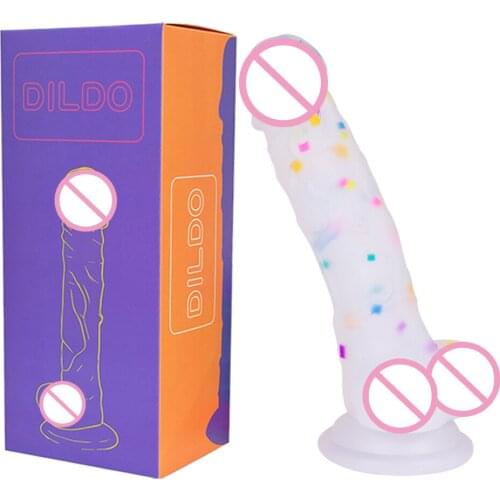 Jelly Cute Realistic Dildos For Women Masturbation Dildo Sex Toys For Female Masturbation Anal Toys Anal Masturbator Butt Plug