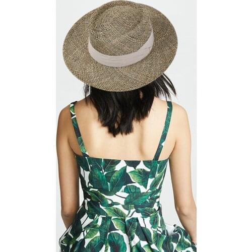 2021 Women Breathable Straw Hat Beach Sun Hats Cool Ladies Summer Hat