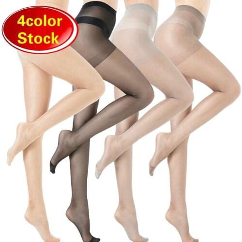 Women Summer Sexy Nylon Pantyhose Ladies Tear Resistant Breathable Elastic Thin Tights Slim Stockings High Waist Sun Protection