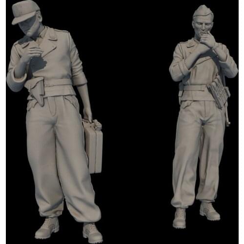 1/35 Resin Figure Model Kit Unassambled Unpainted 1034(2 FIGURES)