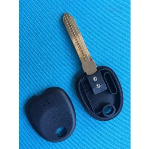 1Pcs Of New Replacement Key Case Cover For Hyundai Transponder Shell With Uncut Right Blade No Logo Car Accessories Auto Parts