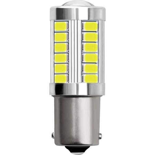 10Pcs S25 1156 BA15S 1157 BAY15D Constant Current Car LED DRL Turn Signal Light Auto Reverse Backup Brake Lamp 33SMD 5630 DC12V