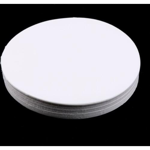 100 Pcs White 12.5cm Qualitative Filter Paper Separate Precipitates Tool Set