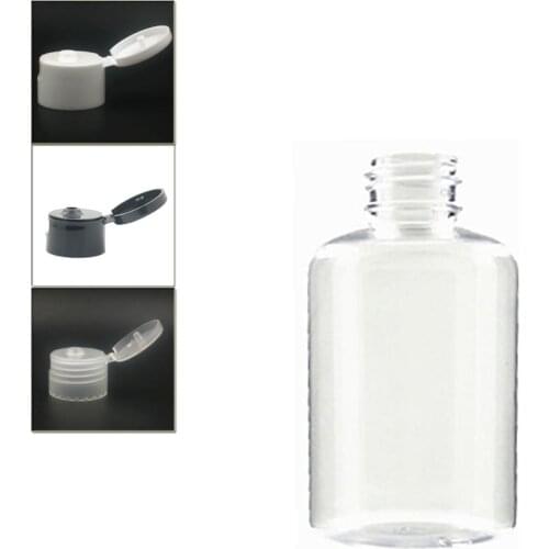 120ml empty Dispensing Cap boston round plastic bottle , clear pet bottle with transparent/white/black flip top lid