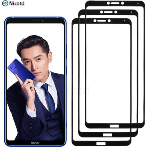 3Pcs Full Glue Tempered Glass For Honor Note 10 Full Cover 9H Protective Film Screen Protector On For Honor Note 10 Safety Glass