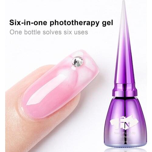 8ml/ 15ml Nails Adhesive Glue Anti-scratch Longwear DIY Soak Off UV Nail Top Coat Gel for Nail