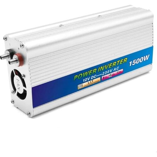 Free Shipping DC AC Converter 12V to 220v 1500W Modified Inverter