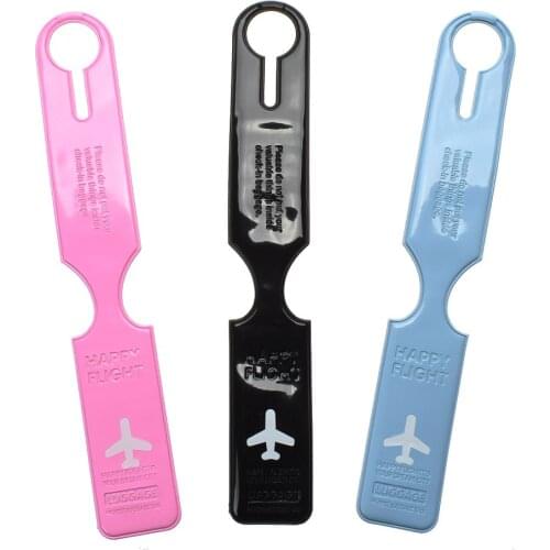 Travel PU Leather Luggage Tag Cover Creative Accessories Suitcase ID Address Holder Letter Baggage Boarding Tags Portable Label