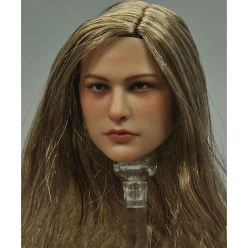 Europe Girl Head Sculpt The Era of War Griffin Knight Head Carving POPTOYS ALS005 For 12" Female Body