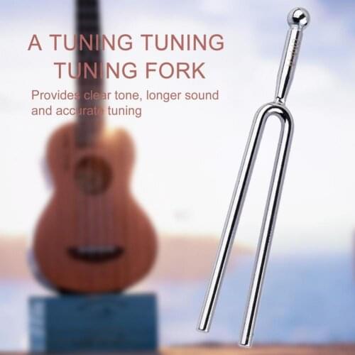 HOT Tuning Fork Polished Tuning 440HZ Electroplated Guitar Tuner for Musicians Polished Tuning 440HZ Electroplated Guitar Tuner