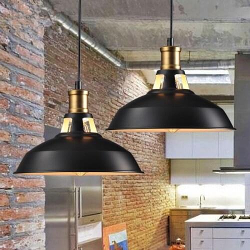 L73-Loft Pendant Lamp Retro Hanging Lamp Vintage Pendant Lights Lampshade for Hotel Restaurant Bar Coffee Shop Home Lighting