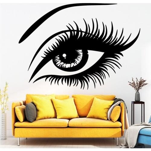 Beauty Eye Wall Art Decals Sticker Murals For Living Kids Rooms Nursery Room Decoration Wallpaper Naklejki Na Sciane