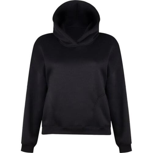 S-5XL Pullover Jumper For Women Spring Womens Long Sleeve Hoodies Ladies Autumn Casual Solid Hooded Sweatshirt Hot Four Color
