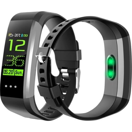 Sweatproof CK16 Smart Fitness Wristband Heart Rate Blood Pressure Monitoring Bracelet SMS Call Vibrating Reminder Sleep Monitor