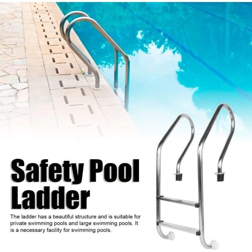 Skimmer leaf blower Swimming Pool 2‑Step Ladder 304 Stainless Steel Non‑Slip Safety Pool Ladder Replacement pluviometro