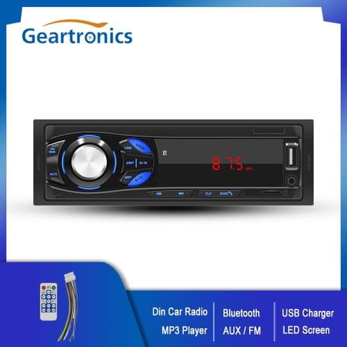 Stereo Car Radio1Din Car MP3 Player FM Transmitter Digital Bluetooth Cellphone Handfree MP3 Music Player With In Dash AUX Input