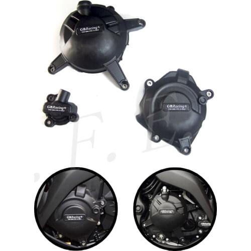 Motorcycle Engine Case Guard Protector Cover GB Racing For Yamaha YZF-R3, R25 & MT-03 2015-2020 2016 2017 2018 2019