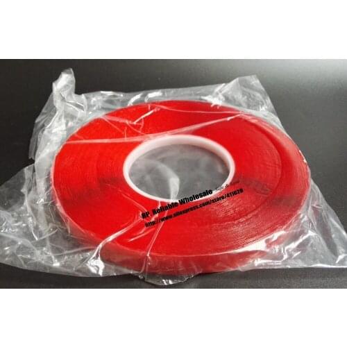 0.5mm Thick, 5x (12mm*33Meters) Clear Two Sides Acrylic Glue Tape for Car Strip, Glass Joint