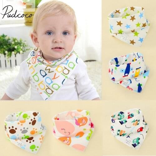 1Pcs Infant Unisex Feeding Saliva Towel Baby Dribble Triangle Bandana Bibs Burp Cloths Baby Gifts For Kids