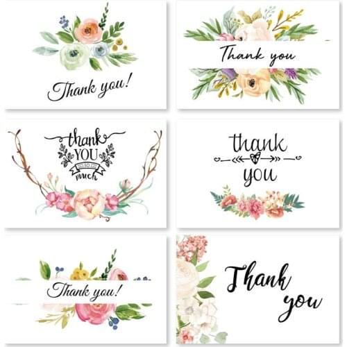 6set (36pc)/lot Nice Flower Thanksgiving Day,business wish festival celebration, greeting card, greeting card with envelope