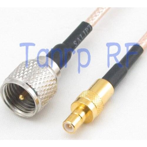 8in mini UHF male plug to SMB male plug RF adapter connector 20CM Pigtail coaxial jumper cable RG316 extension cord