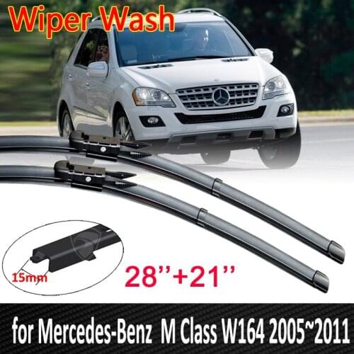 Car Wiper Blades for Mercedes-Benz M ML Class W164 2005~2011 Front Windscreen Windshield Wipers Car Goods 2006 2007 2008 2009