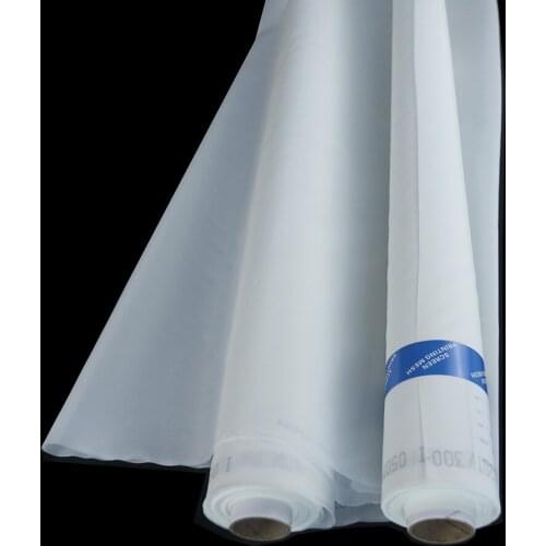 Free Shipping!!! 20 Meters 77T(195mesh) -55um-127cm White Polyester Monofilament Silk Screen Printing Mesh