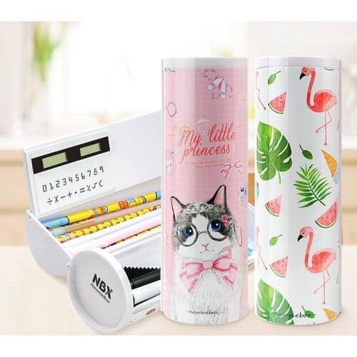 Kawaii Unicorn Pencil Case School Pencilcase for Girls Boys Pen Box Stationery Bag Large Penal Cute Cat Cartridge Pouch Supplies